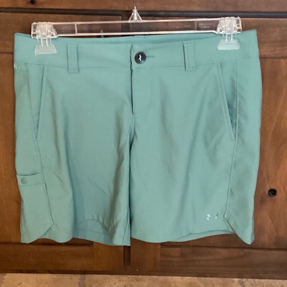 Under Armour Women's Teal Cargo Shorts